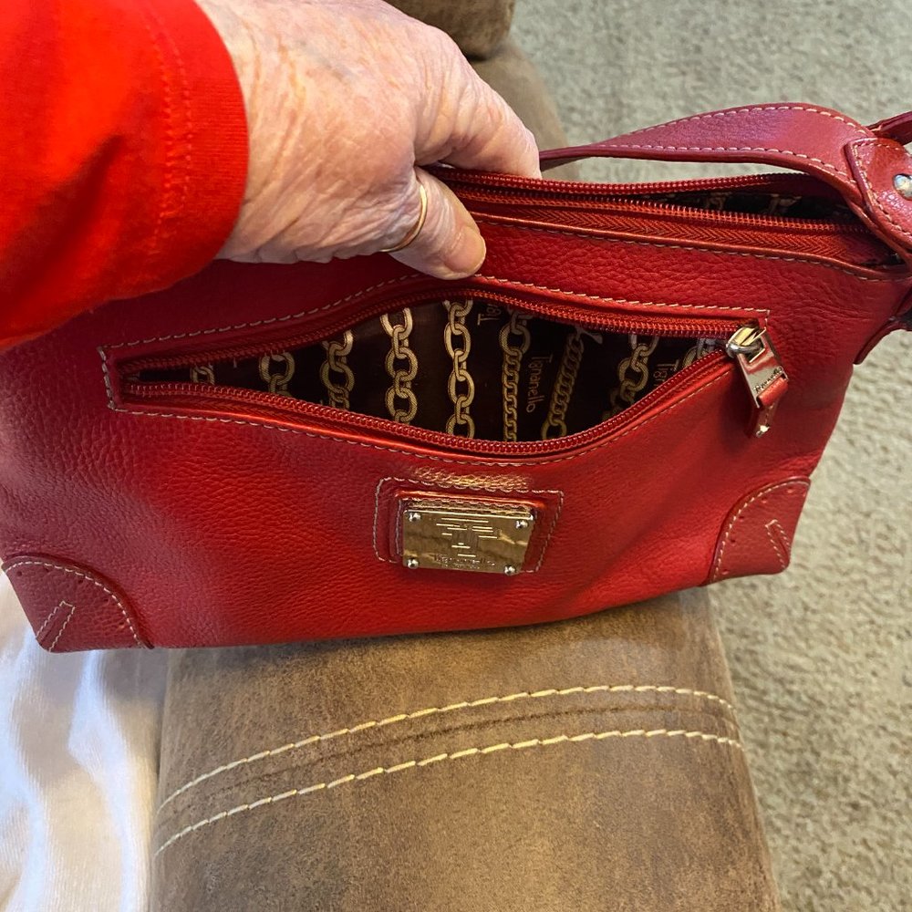 Tignanello Red Purse - Picture 12 of 16